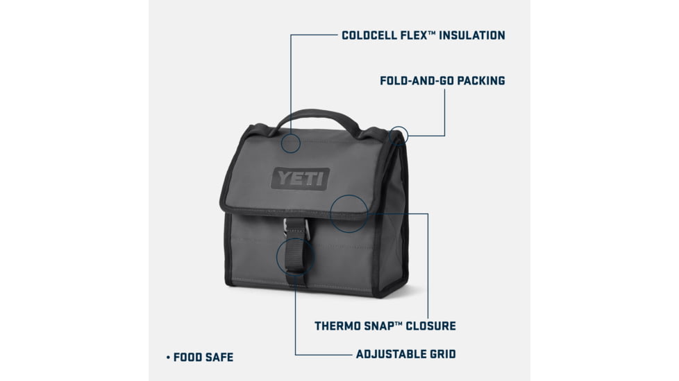 Yeti Daytrip Lunch Bag, Big Wave Blue/Navy, One Size, 18060131388