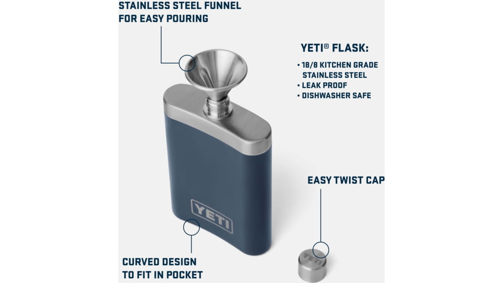 Yeti Flask, Navy, 21071504290