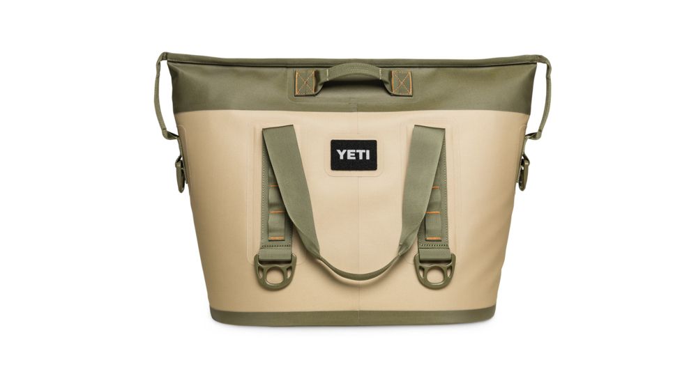 Yeti Hopper 20 Portable Cooler 2-Field Tan/Blaze Orange (second generation zipper placement)