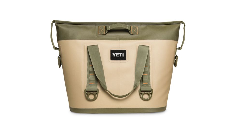 Yeti Hopper 30 Portable Cooler 2-Field Tan/Blaze Orange (second generation zipper placement)