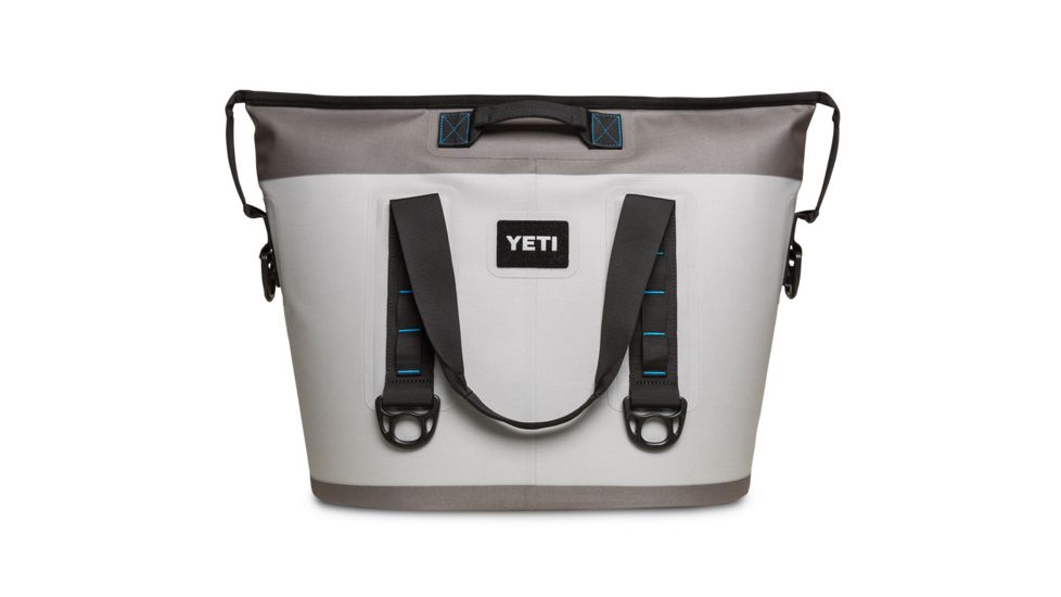 Yeti Hopper 30 Portable Cooler 2-Fog Gray/Tahoe Blue (second generation zipper placement)
