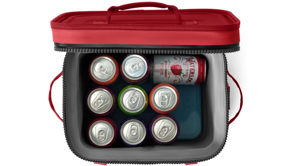 Yeti Hopper Flip 12 Soft Cooler, Rescue Red, 12 L, 18060131618