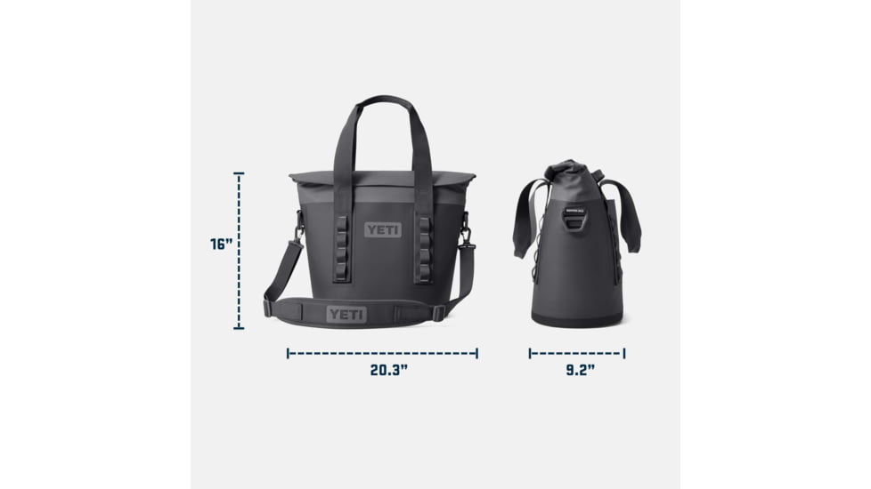 Yeti Hopper M15 Soft Cooler, Charcoal, 15 Quart, 18060131262