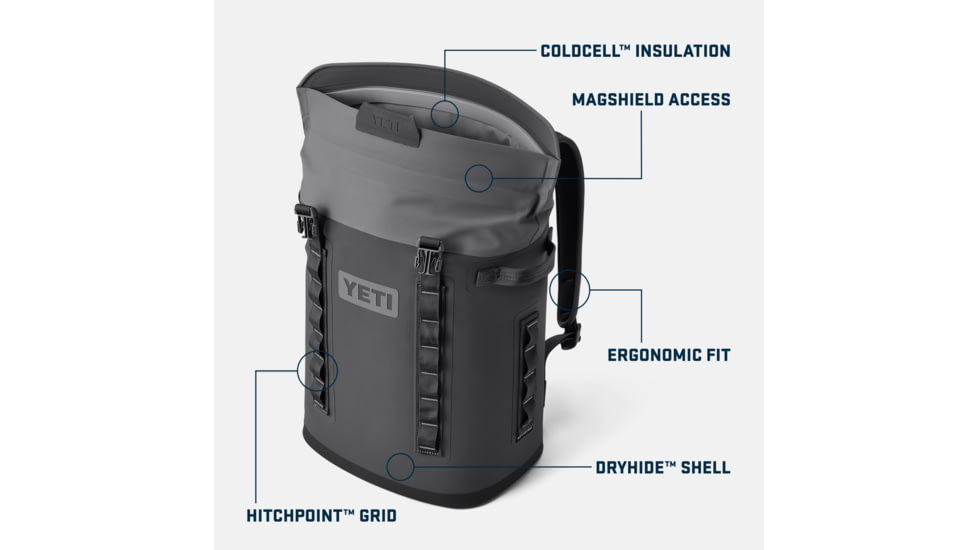 Yeti Hopper M20 Backpack, Big Sky Blue, 20 L, 18060131611