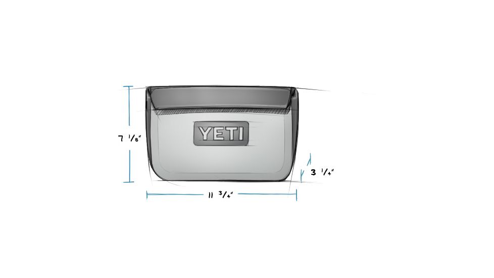 Yeti Hopper Sidekick Dry, Fog Gray, 18060130003