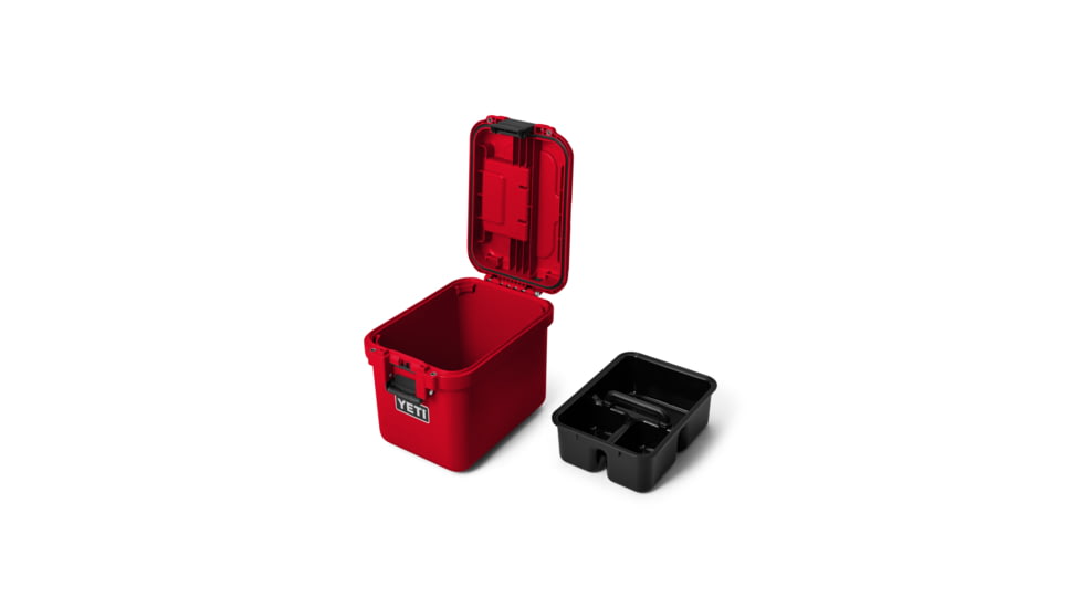 Yeti LoadOut GoBox 15 Gear Case, Rescue Red, 15 L, 26010000389