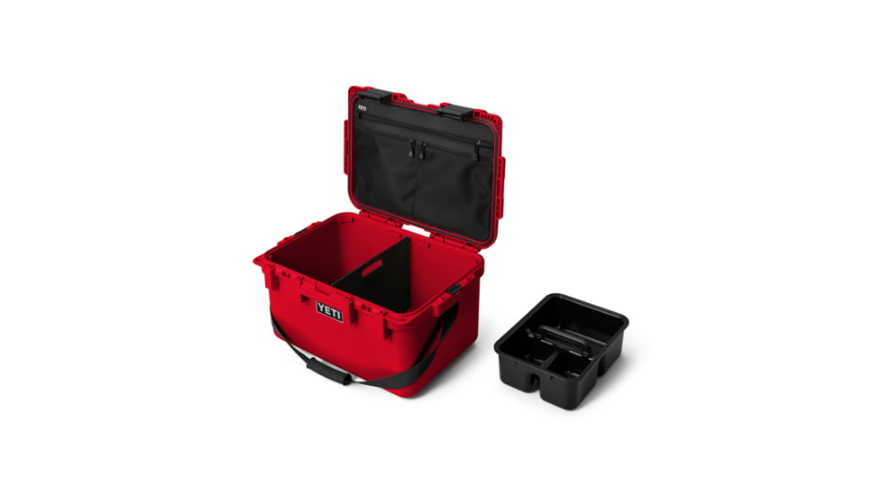 Yeti LoadOut GoBox 30 2.0 Gear Case, Rescue Red, 30 L, 26010000390