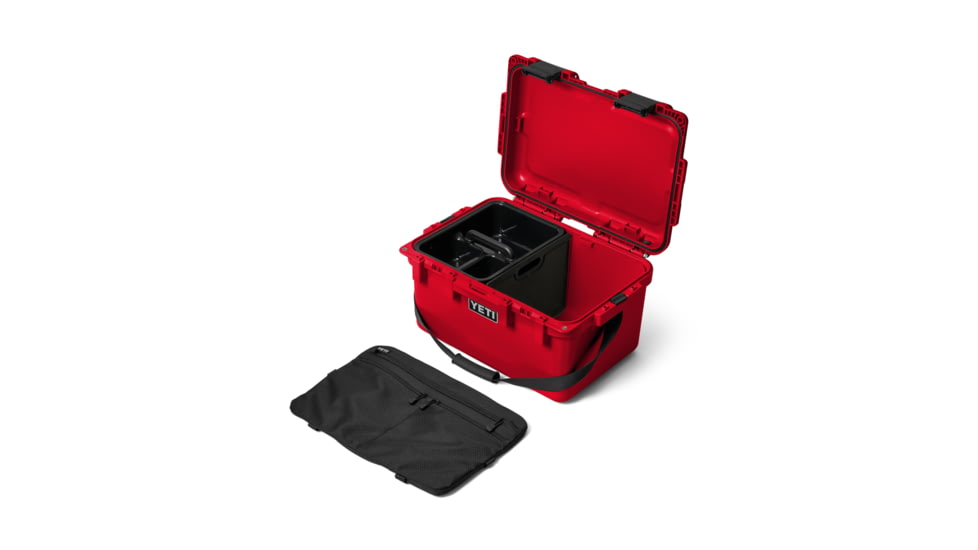 Yeti LoadOut GoBox 30 2.0 Gear Case, Rescue Red, 30 L, 26010000390