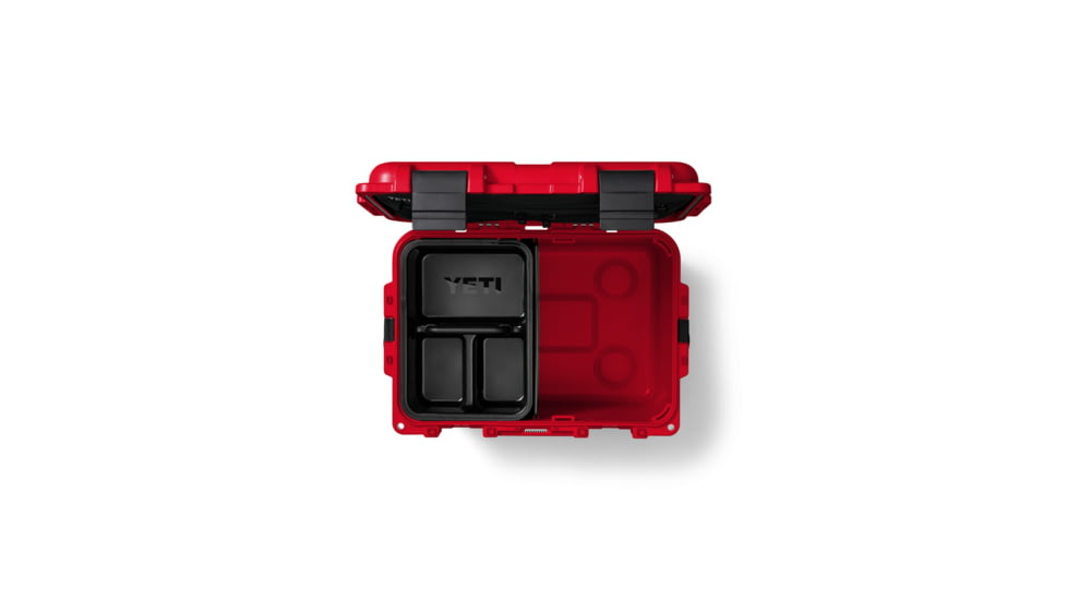 Yeti LoadOut GoBox 30 2.0 Gear Case, Rescue Red, 30 L, 26010000390