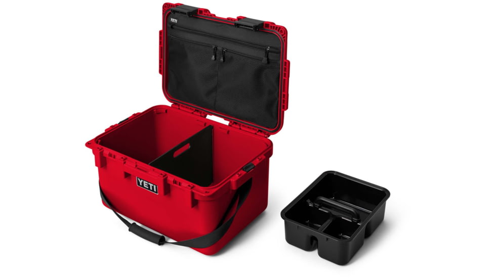 Yeti LoadOut GoBox 30 2.0 Gear Case, Rescue Red, 30 L, 26010000390