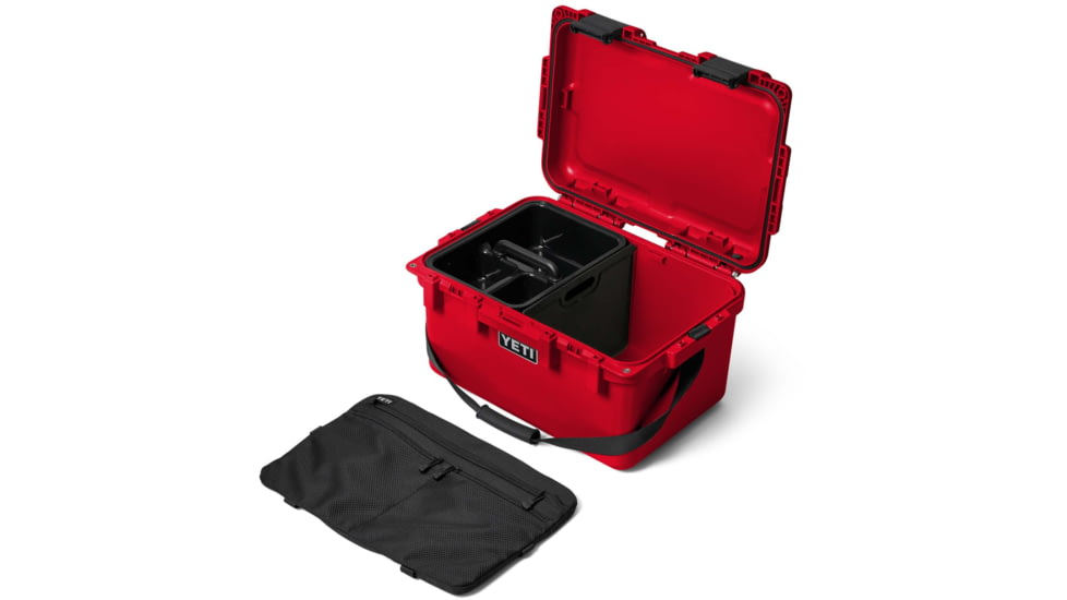 Yeti LoadOut GoBox 30 2.0 Gear Case, Rescue Red, 30 L, 26010000390