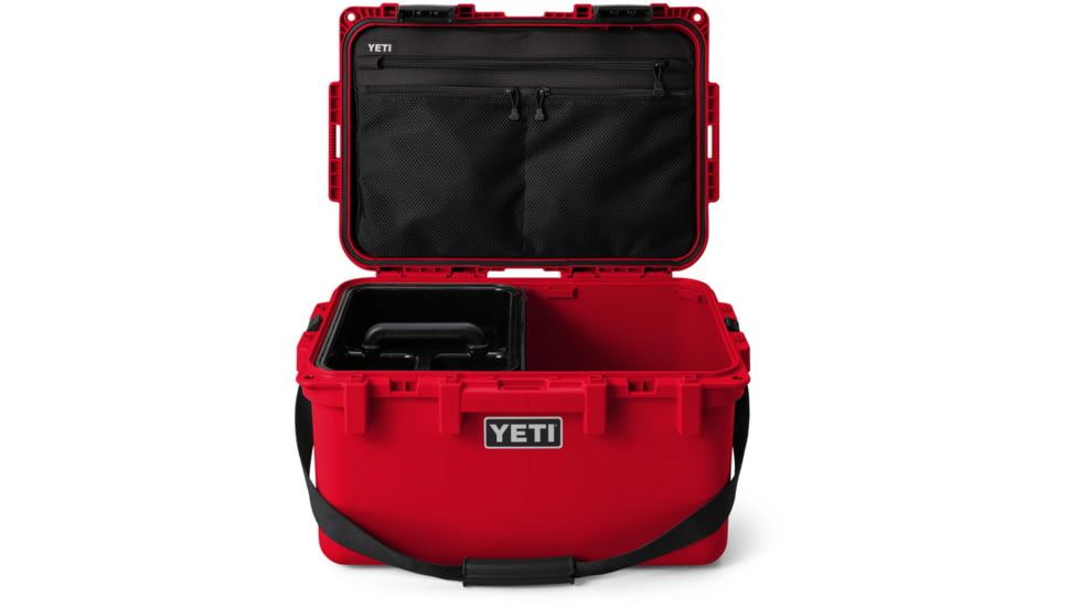 Yeti LoadOut GoBox 30 2.0 Gear Case, Rescue Red, 30 L, 26010000390