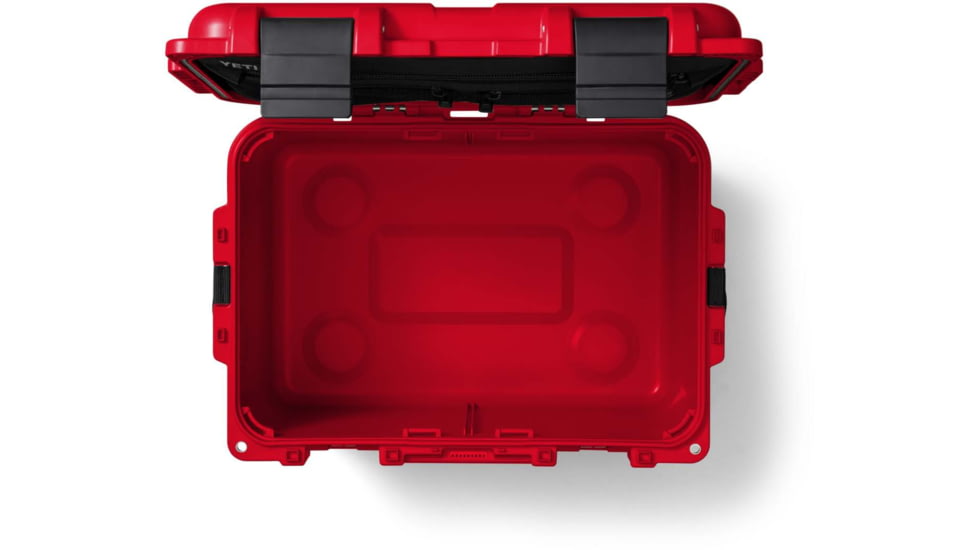 Yeti LoadOut GoBox 30 2.0 Gear Case, Rescue Red, 30 L, 26010000390