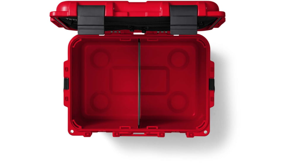 Yeti LoadOut GoBox 30 2.0 Gear Case, Rescue Red, 30 L, 26010000390