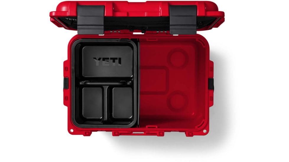 Yeti LoadOut GoBox 30 2.0 Gear Case, Rescue Red, 30 L, 26010000390