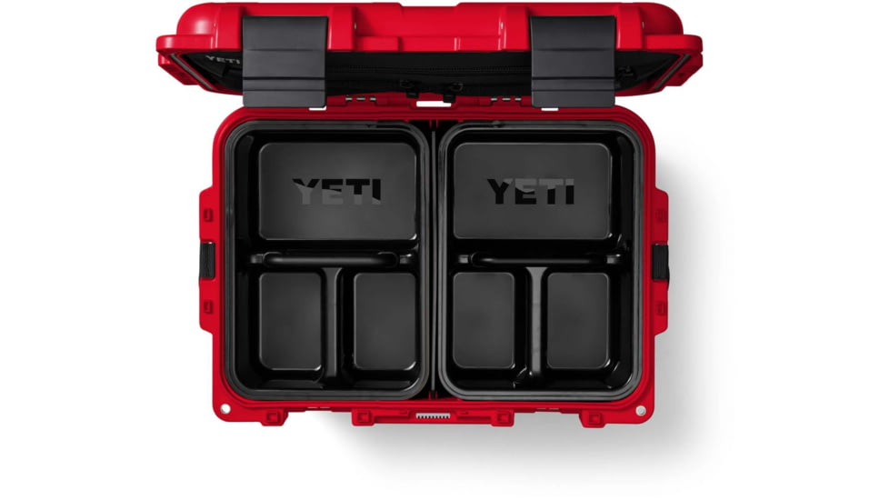 Yeti LoadOut GoBox 30 2.0 Gear Case, Rescue Red, 30 L, 26010000390