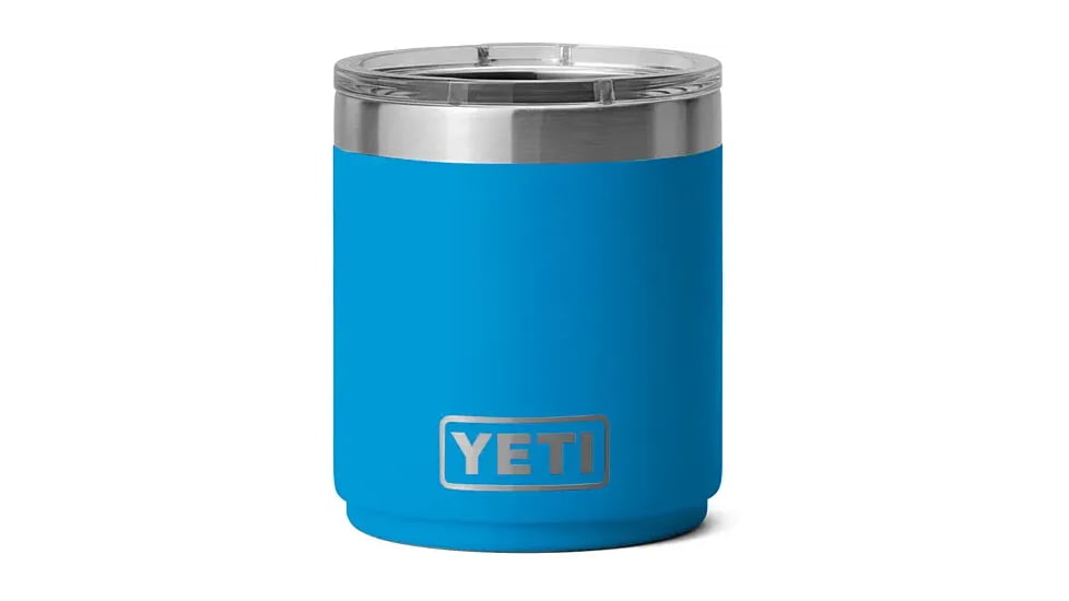 Yeti Rambler 10 oz Lowball w/Magslider Lid, Big Wave Blue, 10 oz, 21071502664