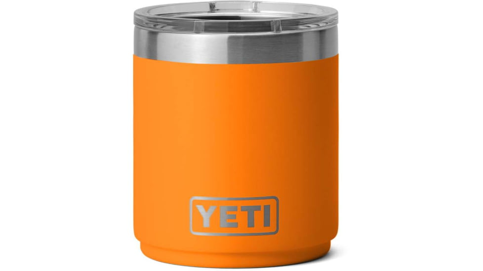 Yeti Rambler 10 oz Lowball w/Magslider Lid, King Crab Orange, 21071502619