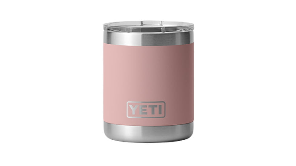 Yeti Rambler 10 oz Lowball w/Magslider Lid, Sandstone Pink, 21071500920