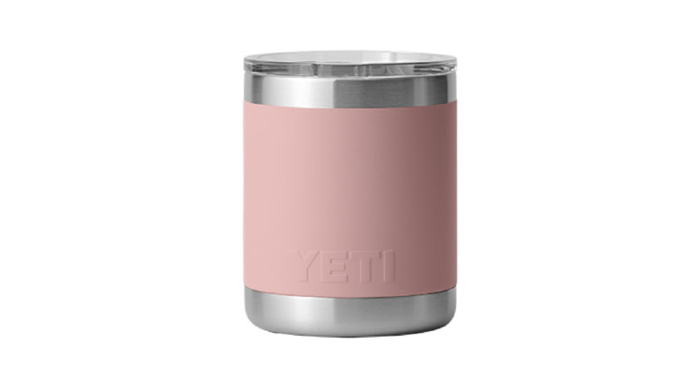 Yeti Rambler 10 oz Lowball w/Magslider Lid, Sandstone Pink, 21071500920