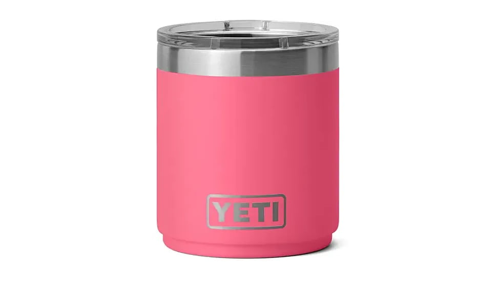 Yeti Rambler 10 oz Lowball w/Magslider Lid, Tropical Pink, 10 oz, 21071502974