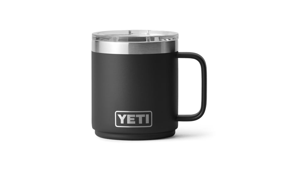 Yeti Rambler 10 oz Stackable Mug w/Durasip Ceramic Lining, Black, 21071507351
