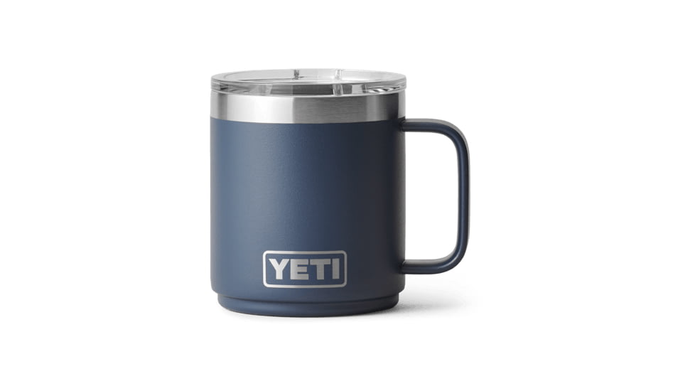 Yeti Rambler 10 oz Stackable Mug w/Durasip Ceramic Lining, Navy, 21071507349