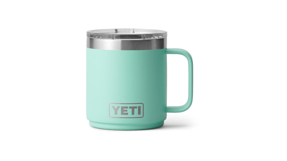 Yeti Rambler 10 oz Stackable Mug w/Durasip Ceramic Lining, Seafoam, 21071507353
