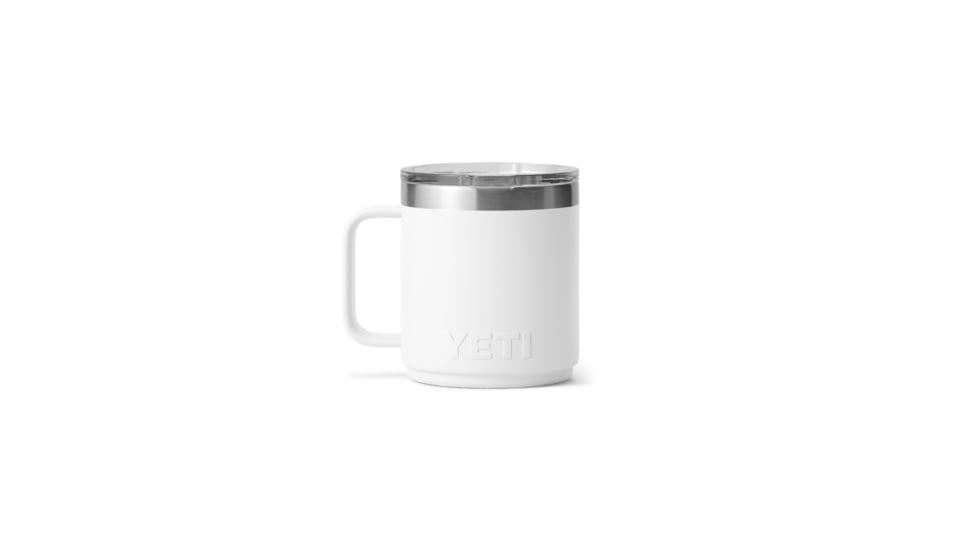 Yeti Rambler 10 oz Stackable Mug w/Durasip Ceramic Lining, White, 21071507352