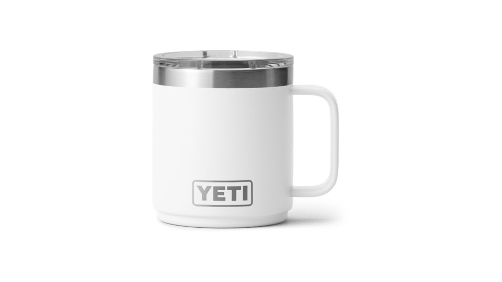 Yeti Rambler 10 oz Stackable Mug w/Durasip Ceramic Lining, White, 21071507352