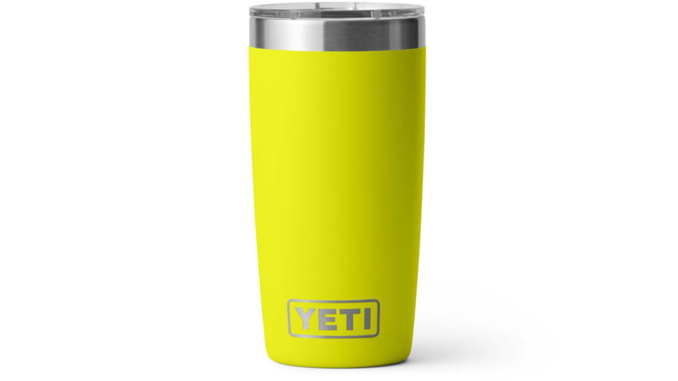 Yeti Rambler 10 oz Tumbler w/MagSlider Lid, Firefly Yellow, 10 oz, 21071504701