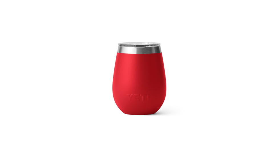 Yeti Rambler 10 oz Wine Tumbler with MagSlider Lid, Rescue Red, 21071503803