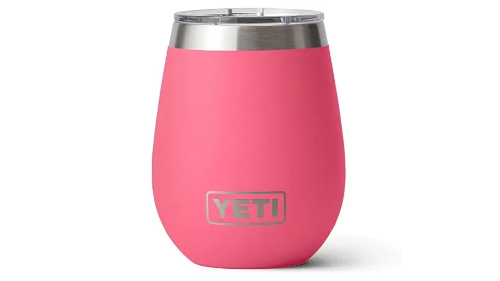 Yeti Rambler 10 oz Wine Tumbler with MagSlider Lid, Tropical Pink, 10 oz, 21071503677