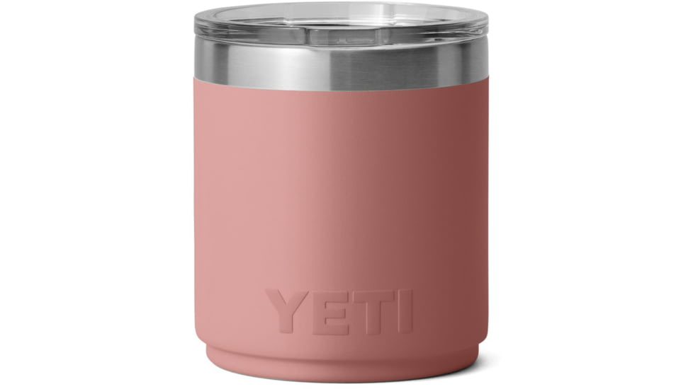 Yeti Rambler 10oz Lowball 2.0 w/Magslider Lid, Sandstone Pink, 21071503320