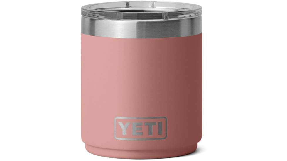 Yeti Rambler 10oz Lowball 2.0 w/Magslider Lid, Sandstone Pink, 21071503320