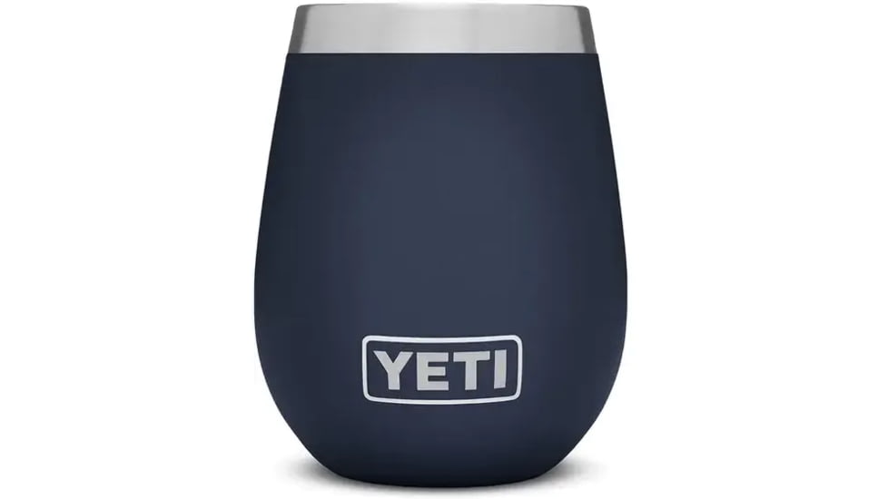 Yeti Rambler 10oz Wine Tumbler with MagSlider Lid, Navy, 21071503800
