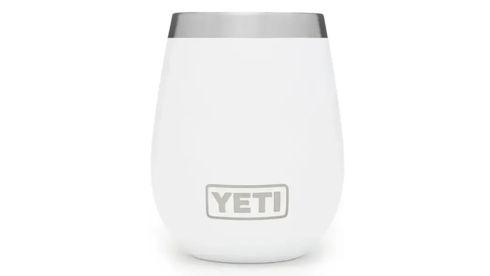Yeti Rambler 10oz Wine Tumbler with MagSlider Lid, White, 21071503801