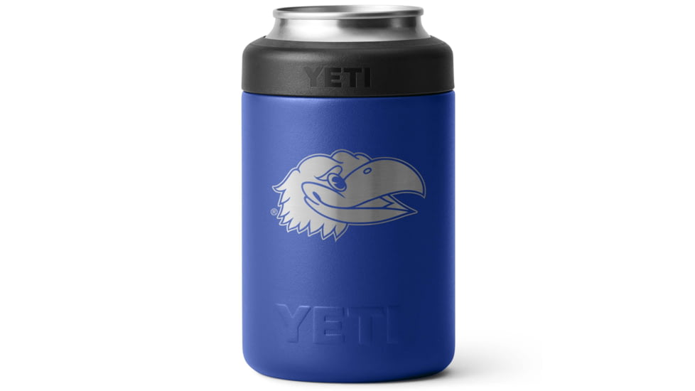 Yeti Rambler 12 oz Colster Can Cooler - NCAA Kansas, Team Blue, 28100007374