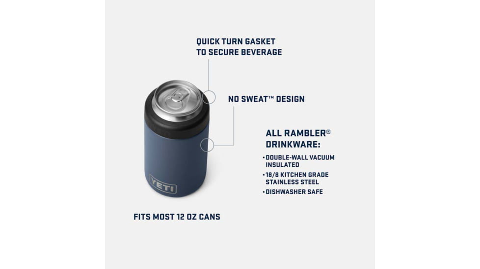 Yeti Rambler 12 oz Colster 2.0 Can Cooler, Navy/MLB Cardinals, 28100007404