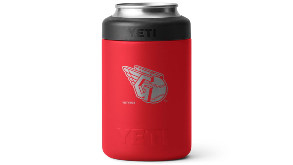 Yeti Rambler 12 oz Colster Can Cooler - MLB Cleveland Gaurdians, Rescue Red, 28100007451