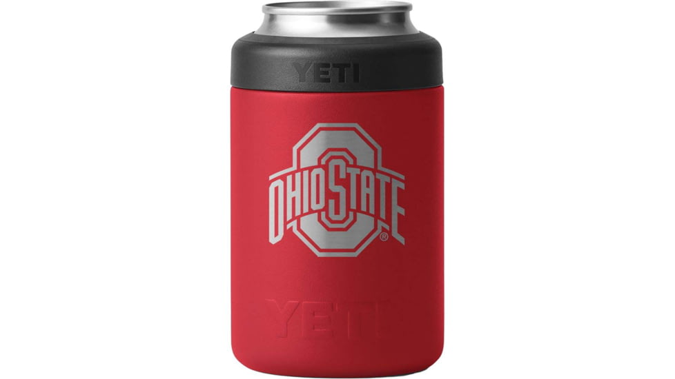 Yeti Rambler 12 oz Colster Can Cooler - NCAA Ohio State, Rescue Red, 28100007463