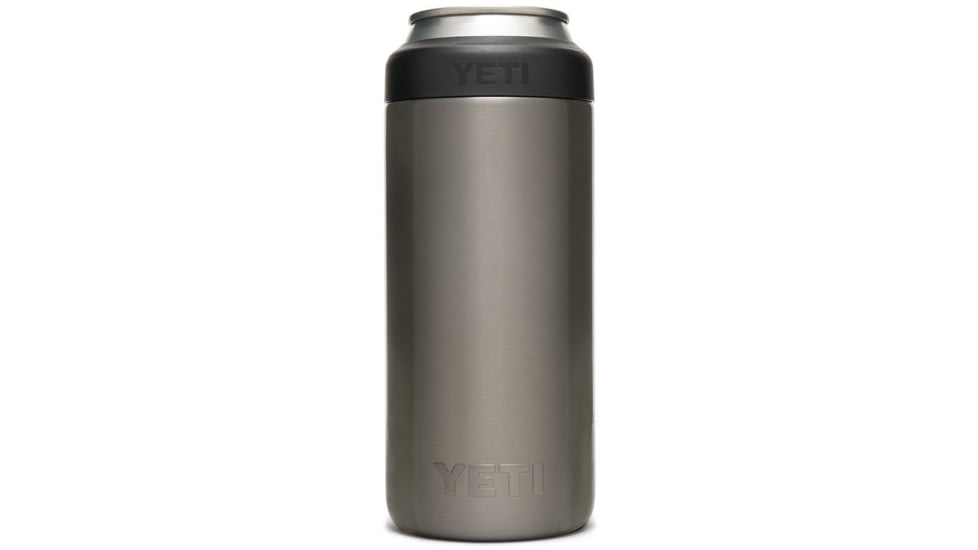 Yeti Rambler 12oz Colster Slim Can Insulator, Graphite, 21070090121