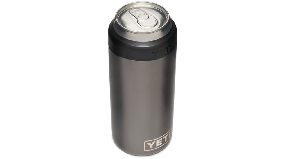 Yeti Rambler 12oz Colster Slim Can Insulator, Graphite, 21070090121