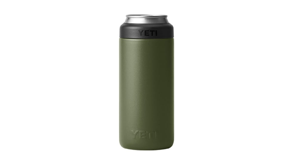 Yeti Rambler 12oz Colster Slim Can Insulator, Highlands Olive, 21071500694