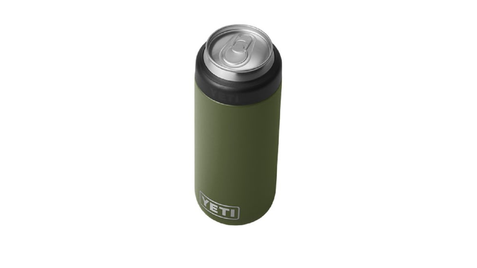 Yeti Rambler 12oz Colster Slim Can Insulator, Highlands Olive, 21071500694