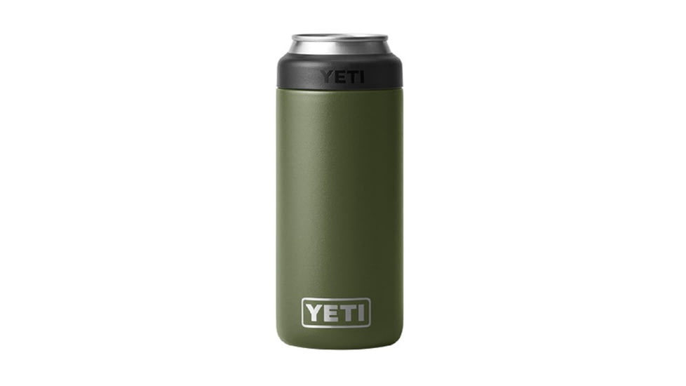 Yeti Rambler 12oz Colster Slim Can Insulator, Highlands Olive, 21071500694