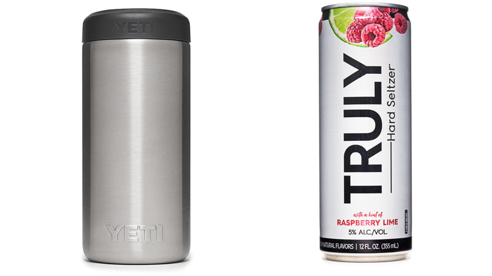 Yeti Rambler 12oz Colster Slim Can Insulator, Ice Pink, 21070090106