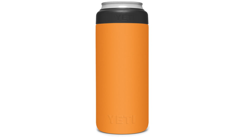Yeti Rambler 12oz Colster Slim Can Insulator, King Crab Orange, 21071500485