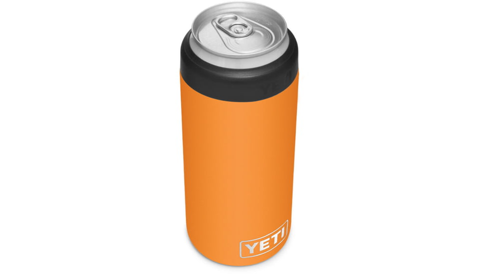 Yeti Rambler 12oz Colster Slim Can Insulator, King Crab Orange, 21071500485