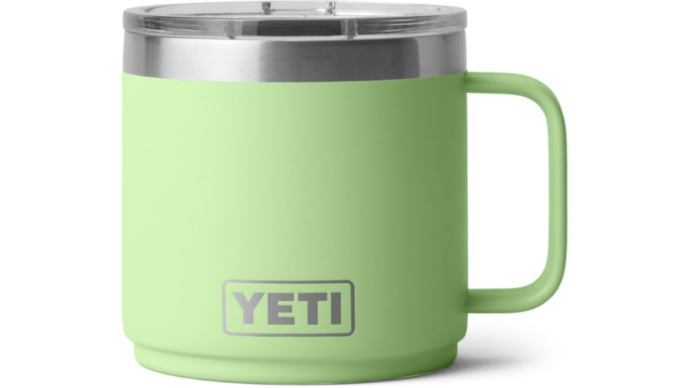 Yeti Rambler 14 oz Mug 2.0 with MagSlider Lid, Key Lime, 21071503418